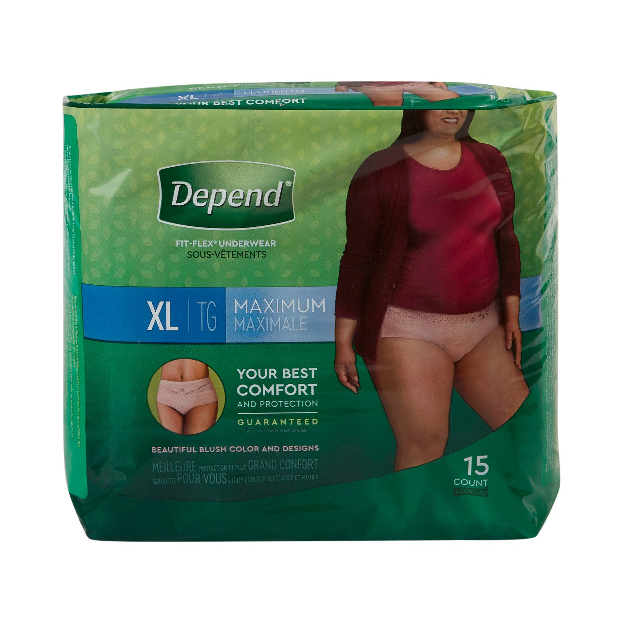 Depend Fit-Flex Underwear for Women Maximum Absorbancy