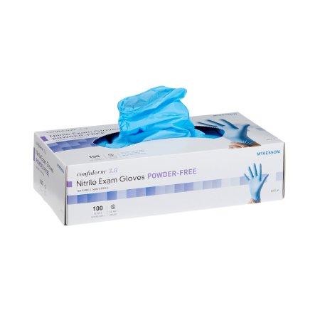 McKesson Confiderm® 3.8 Nitrile Exam Gloves - Blue