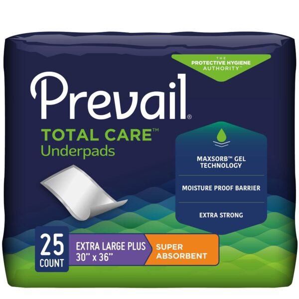 Prevail¨ Total Careª Super Absorbent Polymer Underpad, 30 x 36 Inch